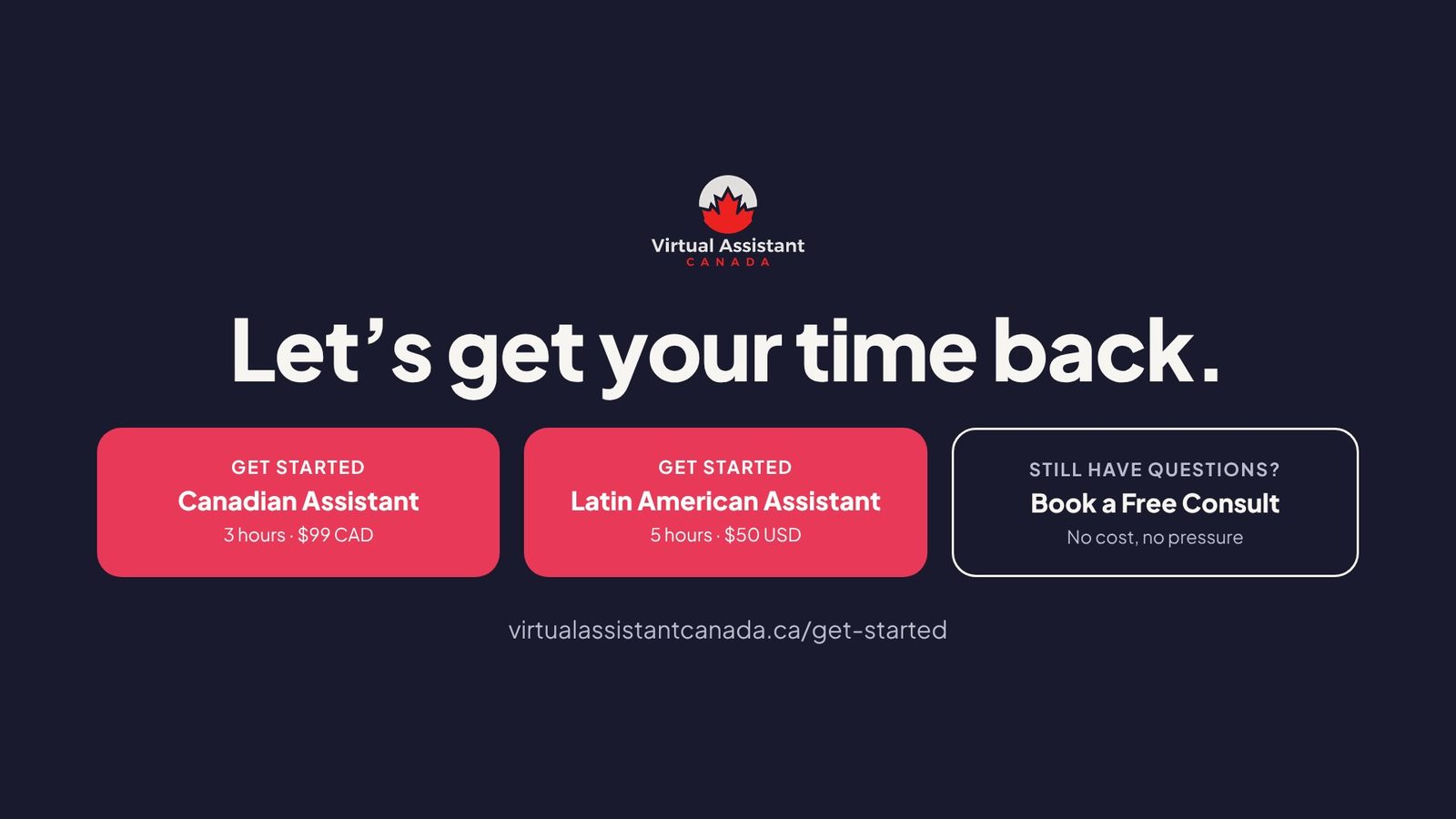 Let's get your time back